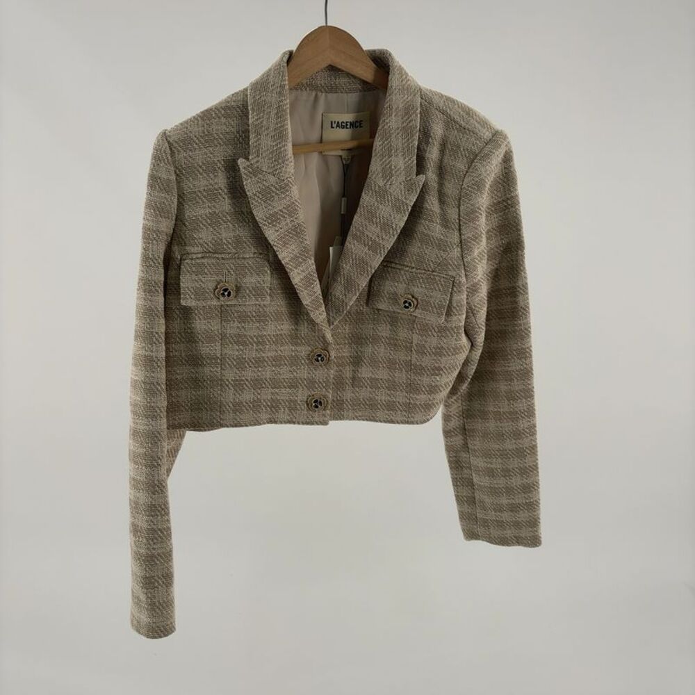 L'agence Cropped Jacket in Multicolor